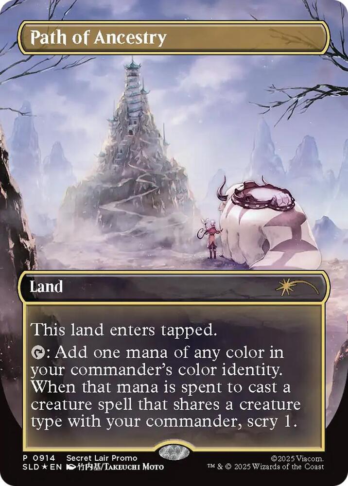 Path of Ancestry (Rainbow Foil) 914 card from Secret Lair Drop Series