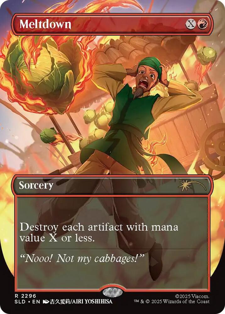 Meltdown 2296 card from Secret Lair Drop Series