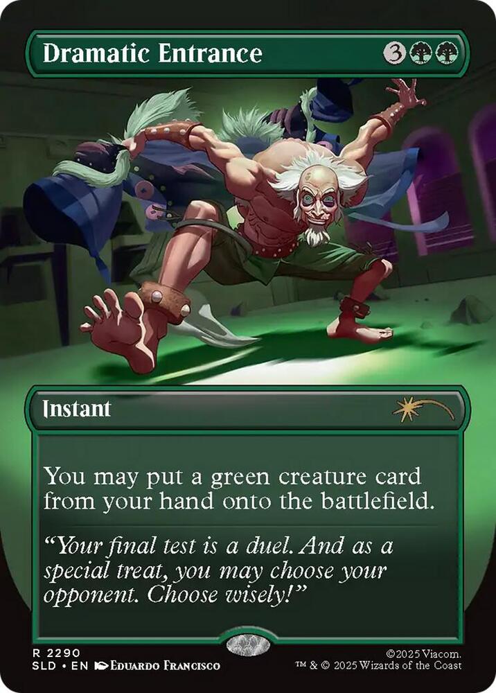 Dramatic Entrance 2290 card from Secret Lair Drop Series