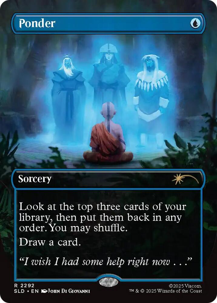 Ponder 2292 card from Secret Lair Drop Series