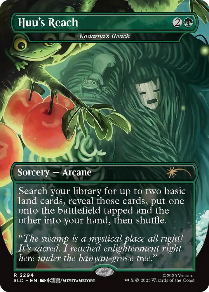 Huu's Reach - Kodama's Reach 2294 card from Secret Lair Drop Series
