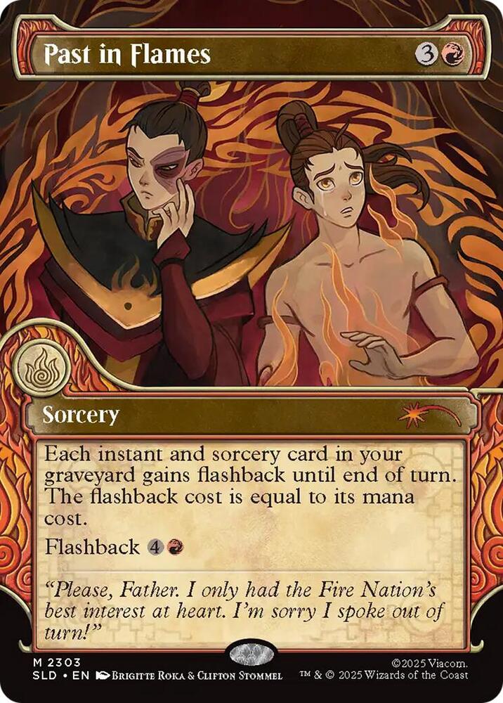 Past in Flames 2303 card from Secret Lair Drop Series