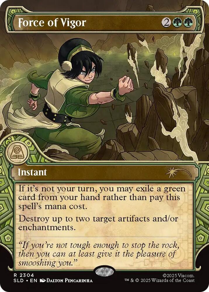 Force of Vigor 2304 card from Secret Lair Drop Series
