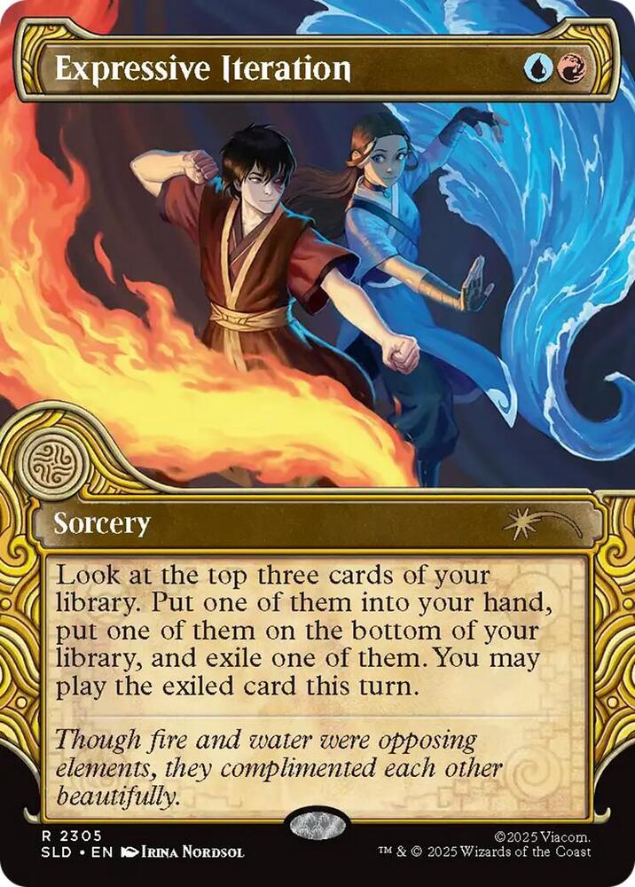 Expressive Iteration 2305 card from Secret Lair Drop Series