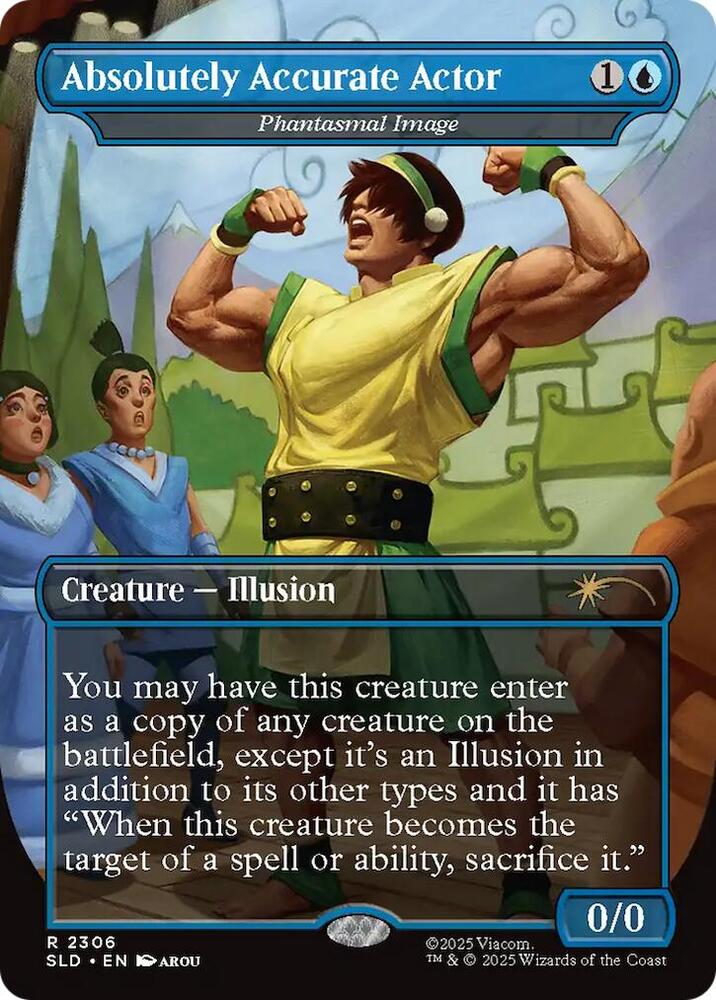 Absolutely Accurate Actor - Phantasmal Image 2306 card from Secret Lair Drop Series