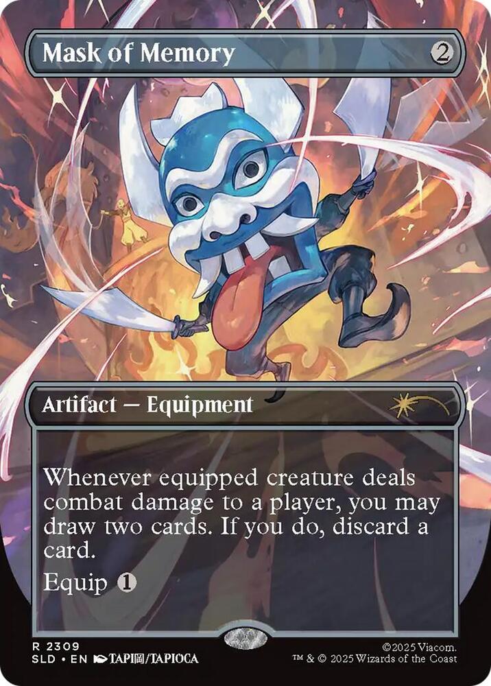 Mask of Memory 2309 card from Secret Lair Drop Series