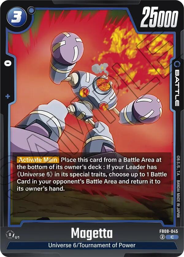 Magetta FB08-045 card from Saiyan's Pride
