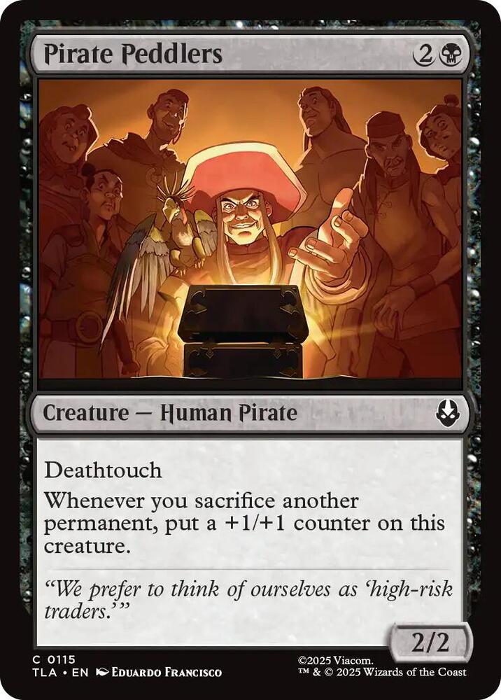 Pirate Peddlers 115 card from Avatar: The Last Airbender