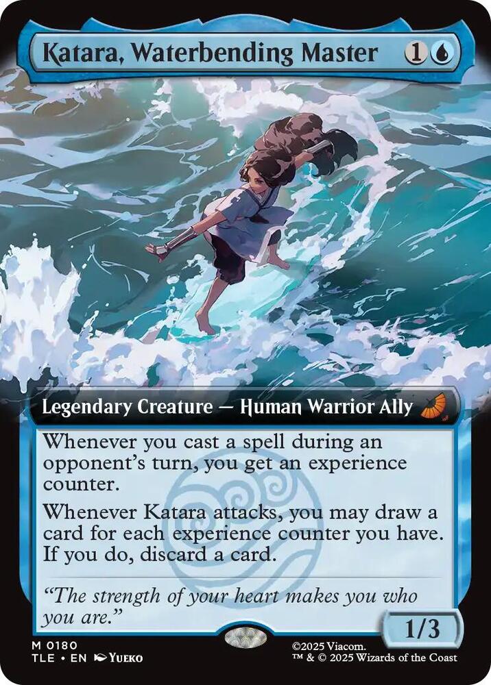 Katara, Waterbending Master (Extended Art) 180 card from Avatar: The Last Airbender: Eternal-Legal