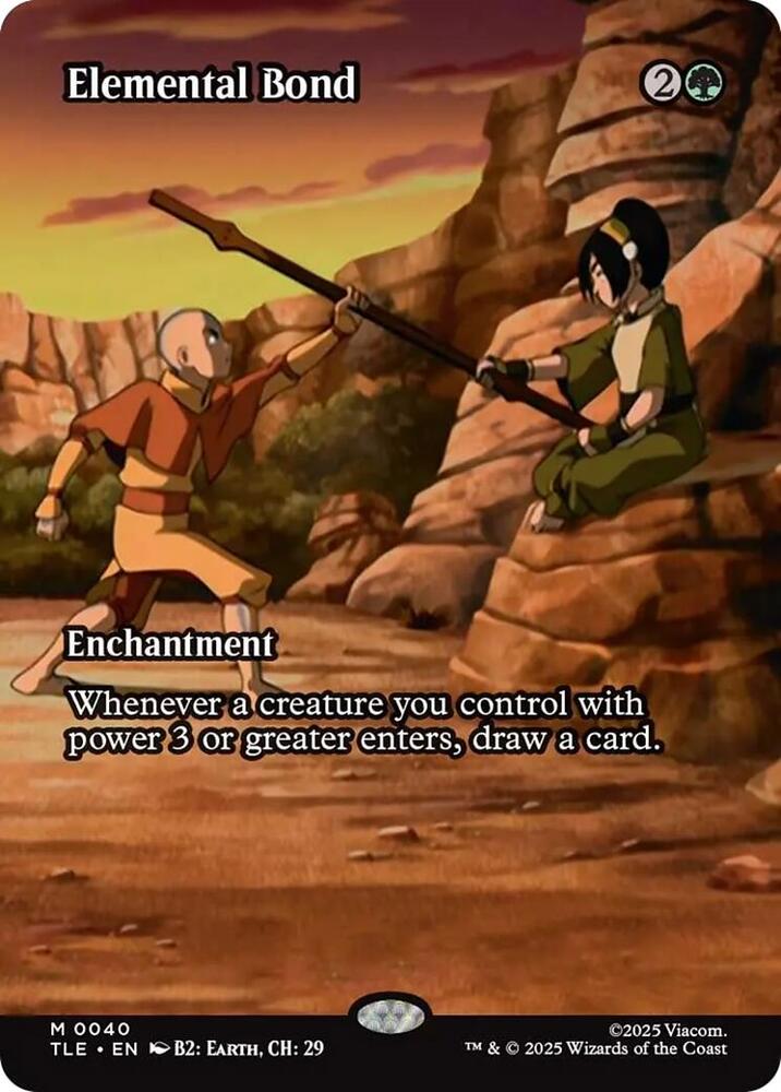Elemental Bond (Borderless) 40 card from Avatar: The Last Airbender: Eternal-Legal