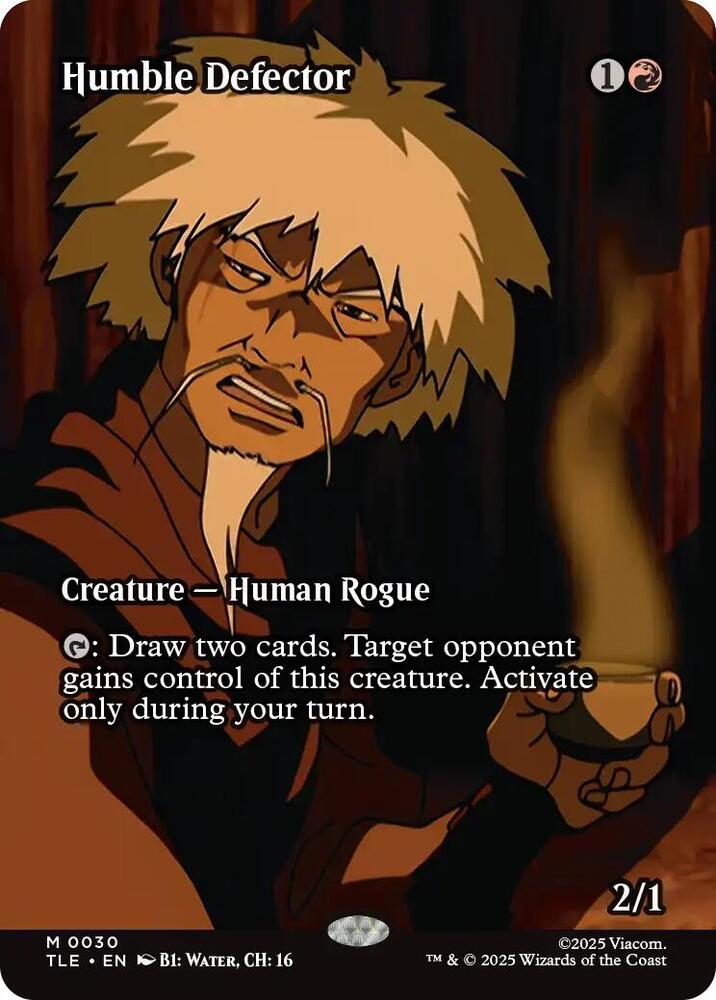 Humble Defector (Borderless) 30 card from Avatar: The Last Airbender: Eternal-Legal
