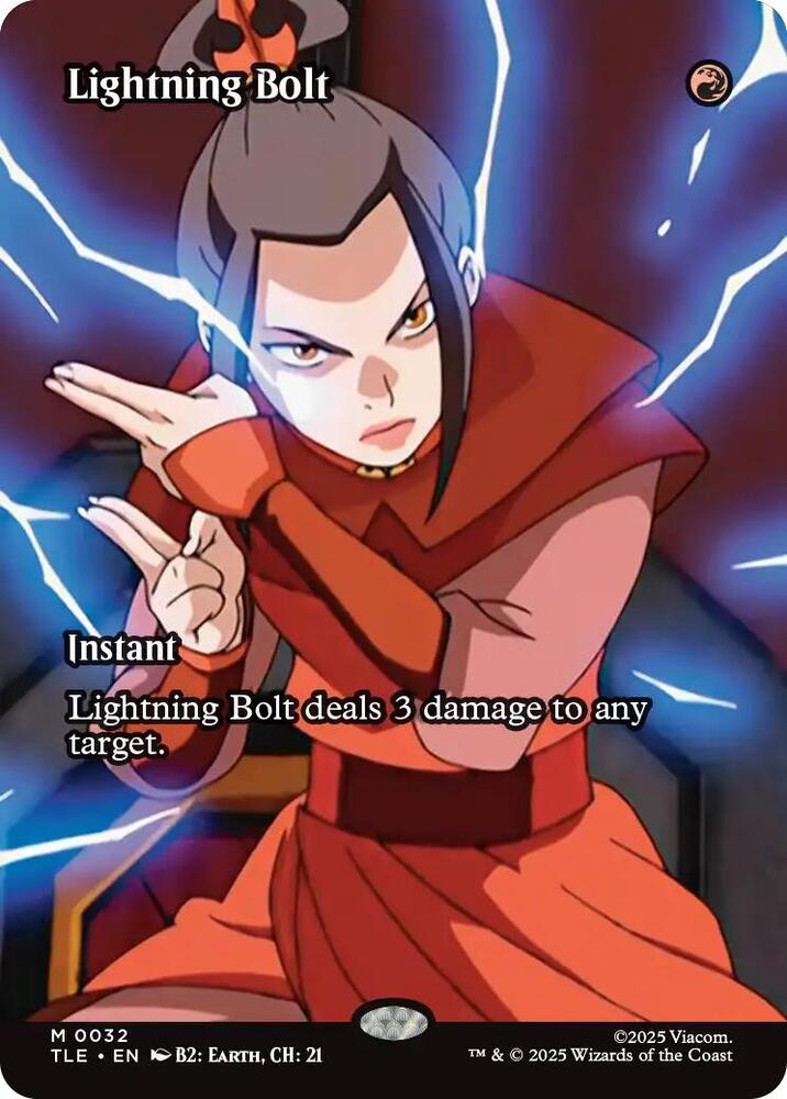 Lightning Bolt (Borderless) 32 card from Avatar: The Last Airbender: Eternal-Legal