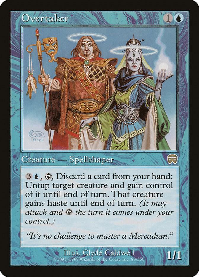 Overtaker 89 card from Mercadian Masques