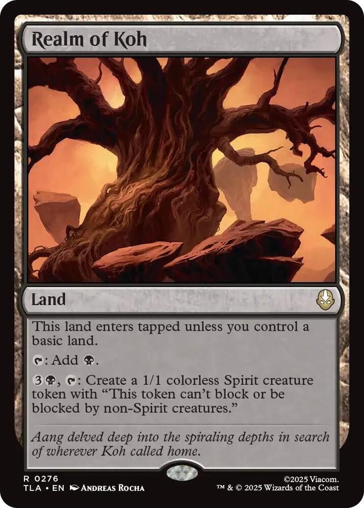 Realm of Koh 276 card from Avatar: The Last Airbender