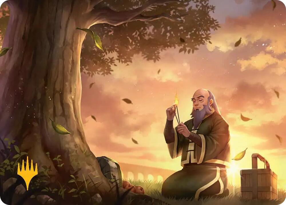 Bastion of Remembrance Art Card (Gold-Stamped Planeswalker Symbol) 30 card from Art Series: Avatar: The Last Airbender