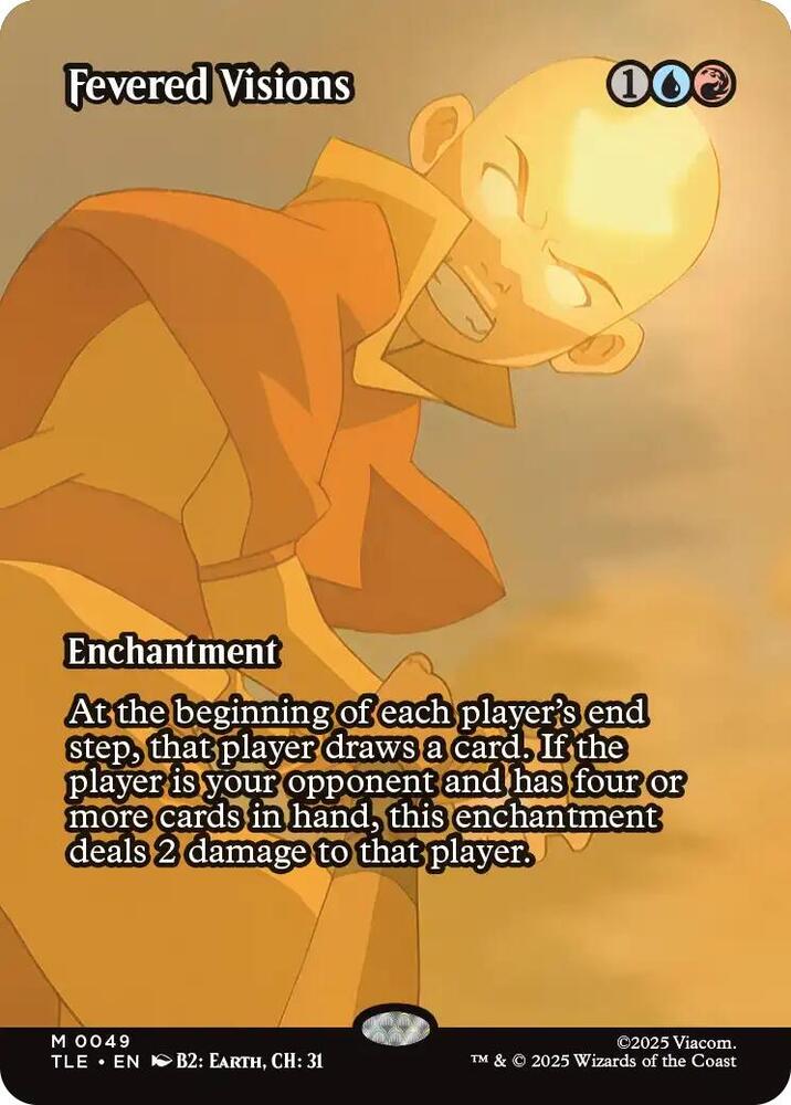 Fevered Visions (Borderless) 49 card from Avatar: The Last Airbender: Eternal-Legal