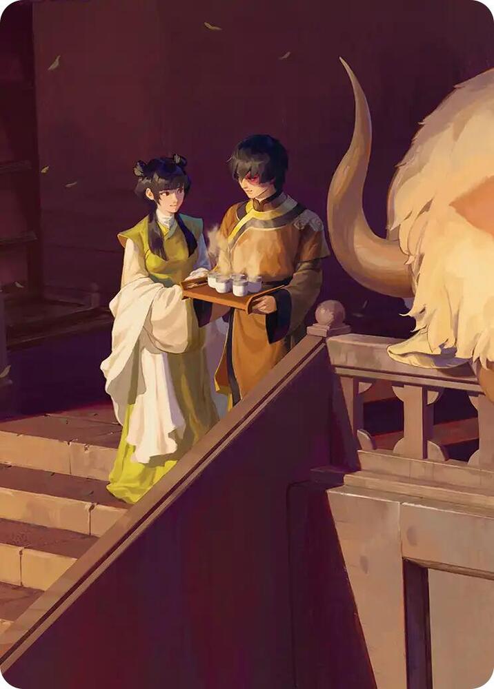 Mai and Zuko Art Card card from Art Series: Avatar: The Last Airbender