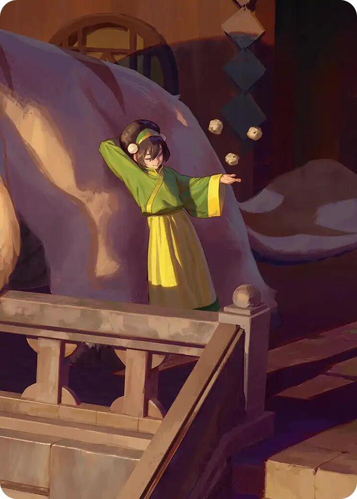 Toph, Greatest Earthbender Art Card card from Art Series: Avatar: The Last Airbender