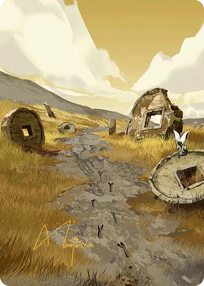 Plains Art Card (Gold-Stamped Signature) 50 card from Art Series: Avatar: The Last Airbender