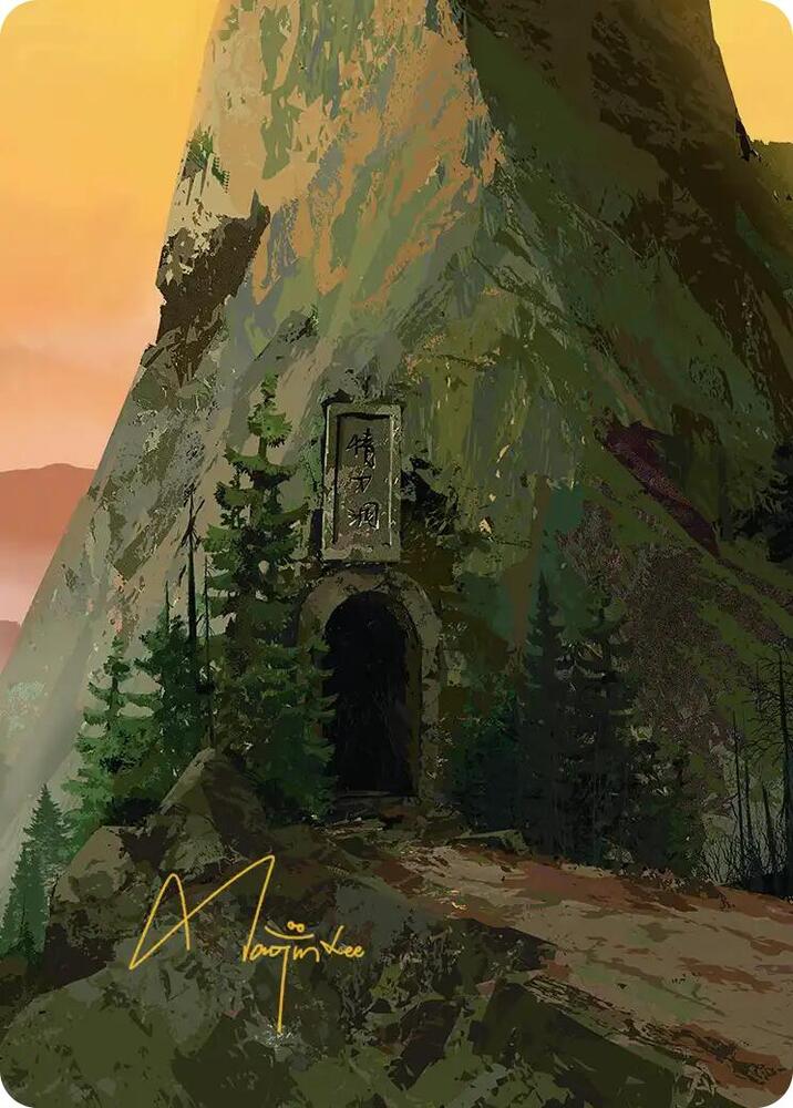 Mountain Art Card (Gold-Stamped Signature) 53 card from Art Series: Avatar: The Last Airbender