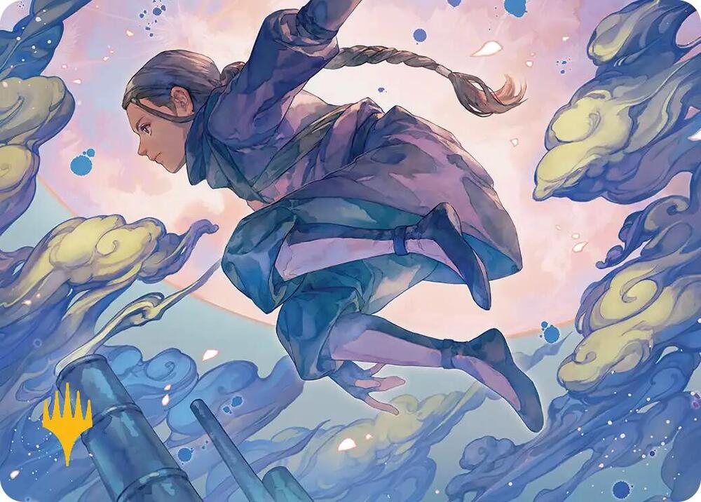 Katara, Seeking Revenge Art Card (Gold-Stamped Planeswalker Symbol) 29 card from Art Series: Avatar: The Last Airbender