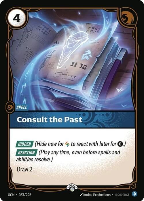 Consult the Past 083/298 card from Riftbound Organized Play Promotional Cards