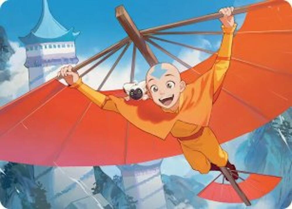 Aang, the Last Airbender Art Card 1 card from Art Series: Avatar: The Last Airbender