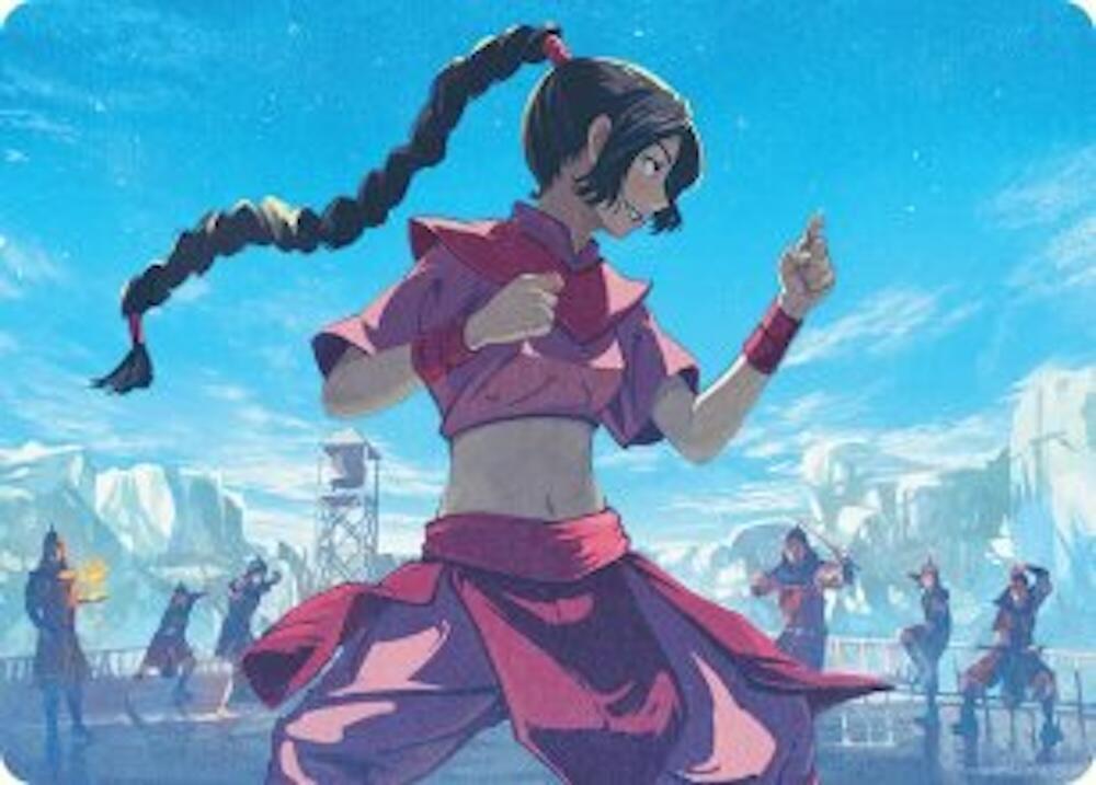 Ty Lee, Chi Blocker Art Card 5 card from Art Series: Avatar: The Last Airbender