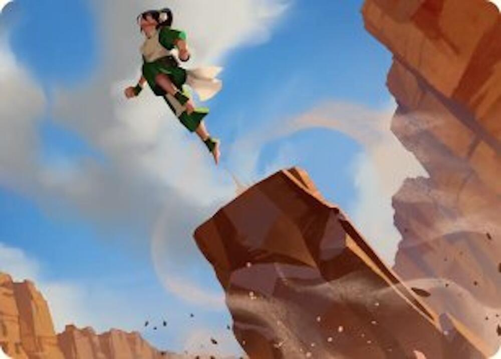 Pillar Launch Art Card 16 card from Art Series: Avatar: The Last Airbender