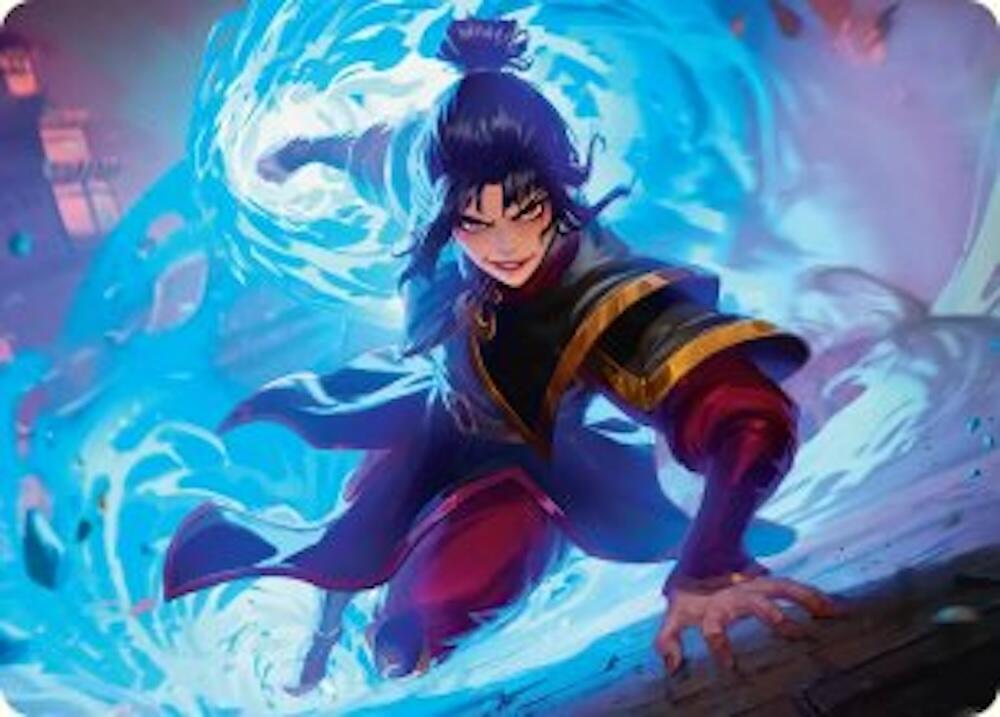 Fire Lord Azula Art Card 21 card from Art Series: Avatar: The Last Airbender
