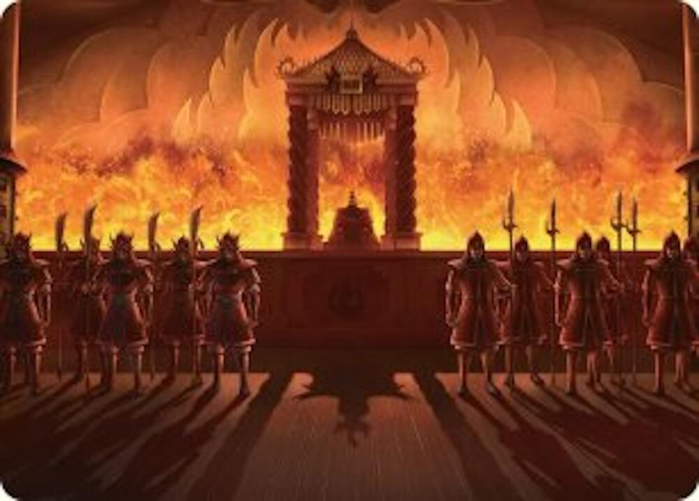 Fire Lord Ozai Art Card 27 card from Art Series: Avatar: The Last Airbender