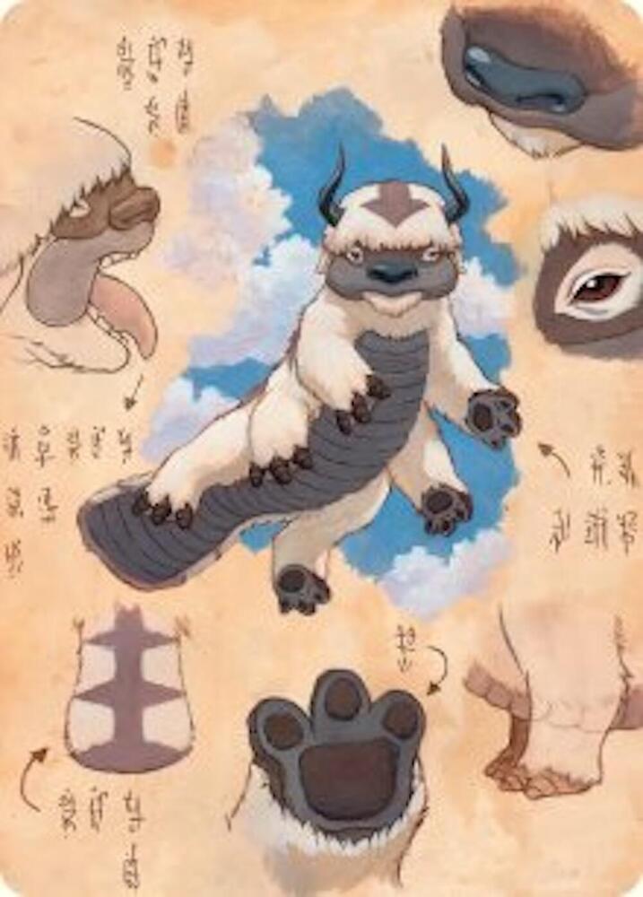 Appa, Steadfast Guardian Art Card 32 card from Art Series: Avatar: The Last Airbender