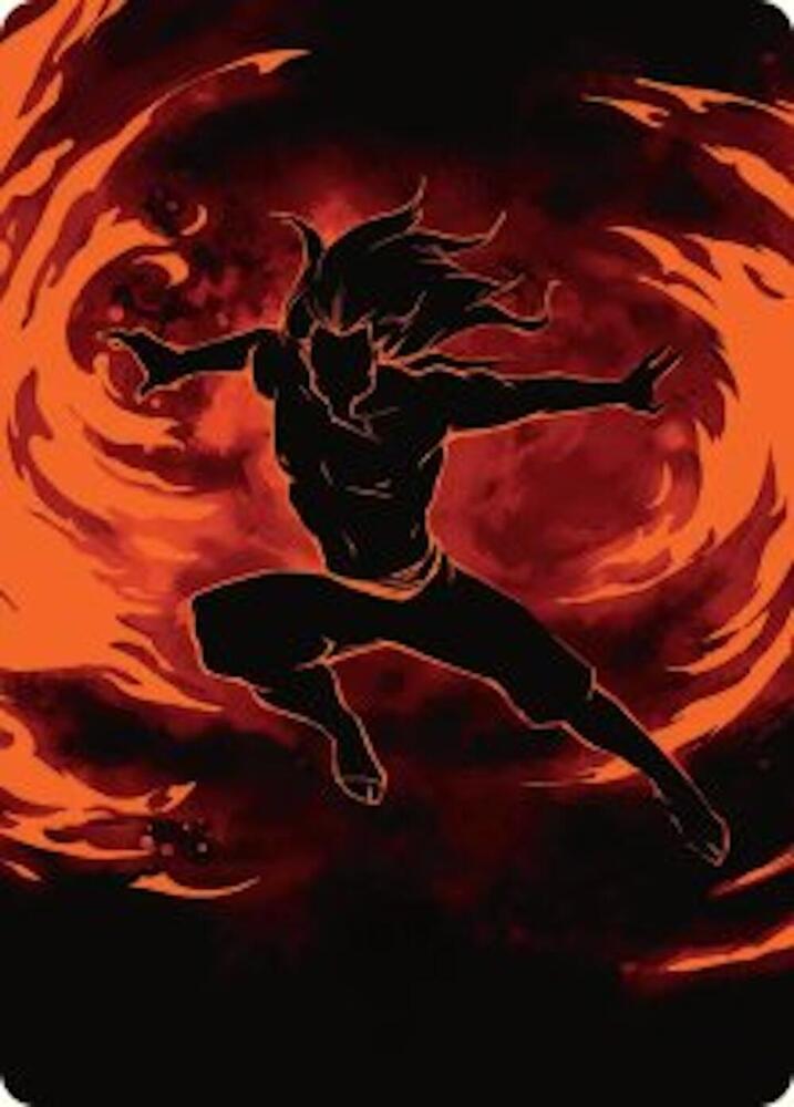Ozai, the Phoenix King Art Card 39 card from Art Series: Avatar: The Last Airbender