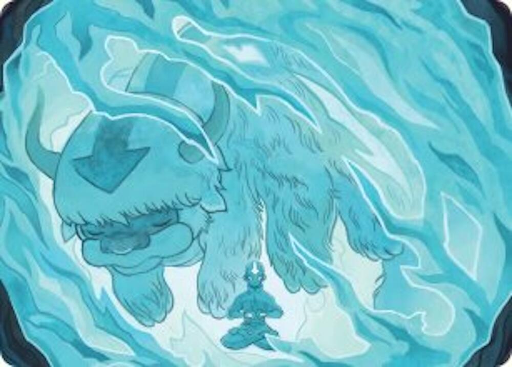 Aang's Iceberg 2 Art Card 40 card from Art Series: Avatar: The Last Airbender
