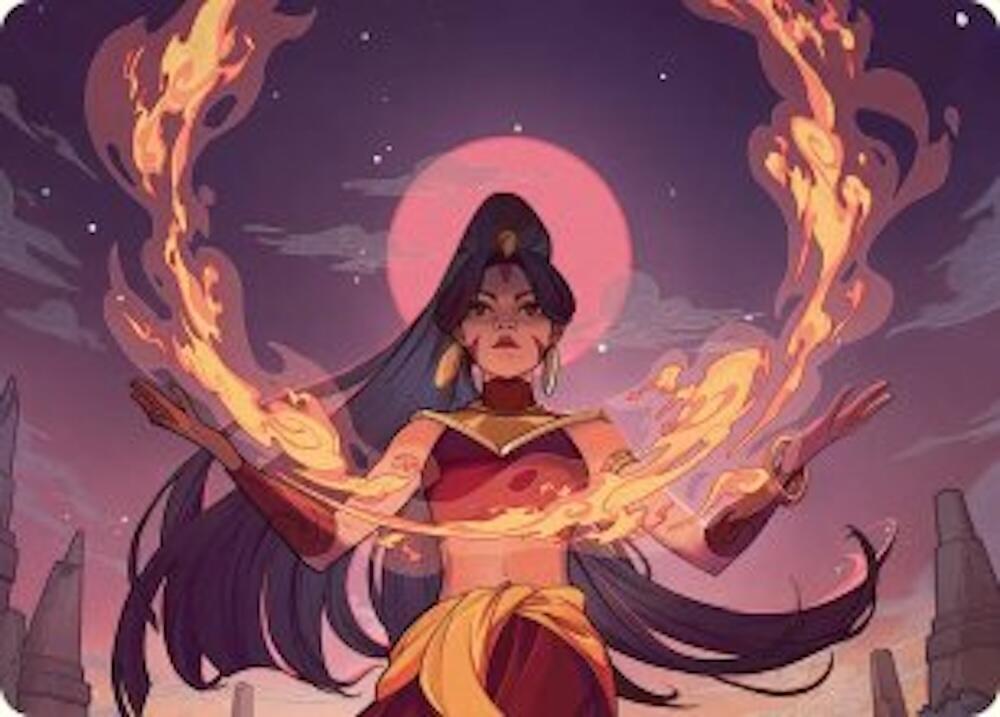Firebending Student Art Card 44 card from Art Series: Avatar: The Last Airbender