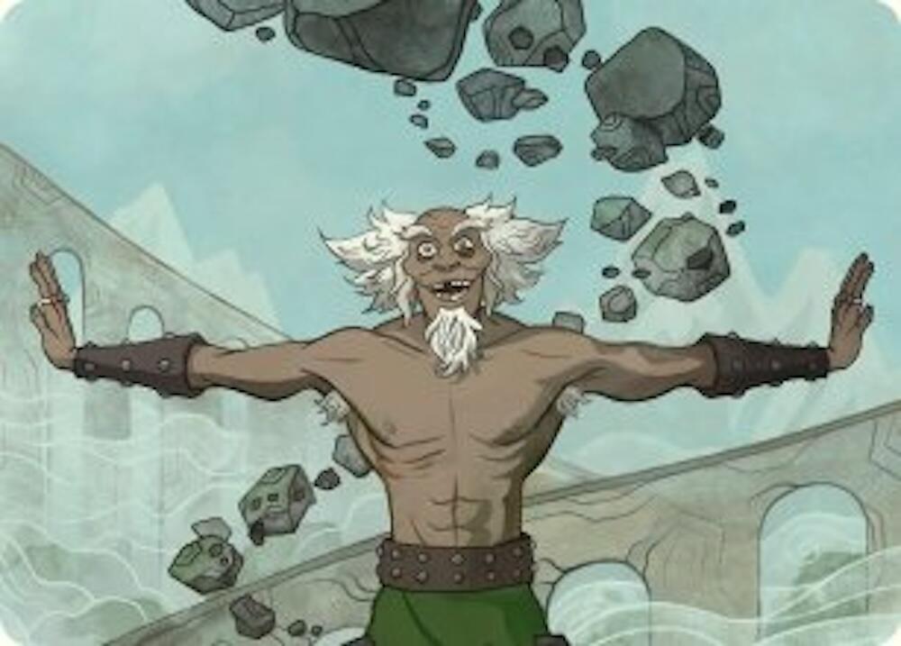 Bumi, Unleashed Art Card 46 card from Art Series: Avatar: The Last Airbender