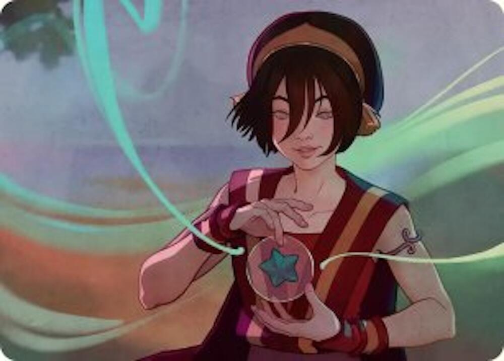 Toph, the First Metalbender Art Card 49 card from Art Series: Avatar: The Last Airbender