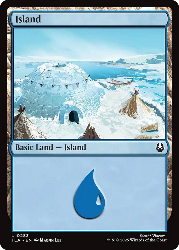 Island 283 card from Avatar: The Last Airbender