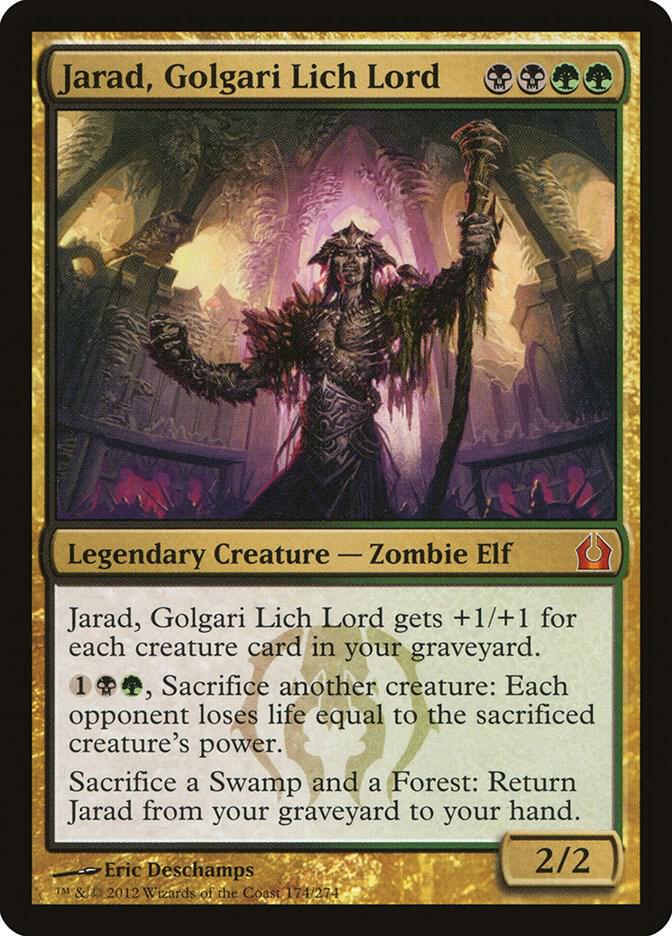 Jarad, Golgari Lich Lord 174 card from Return to Ravnica