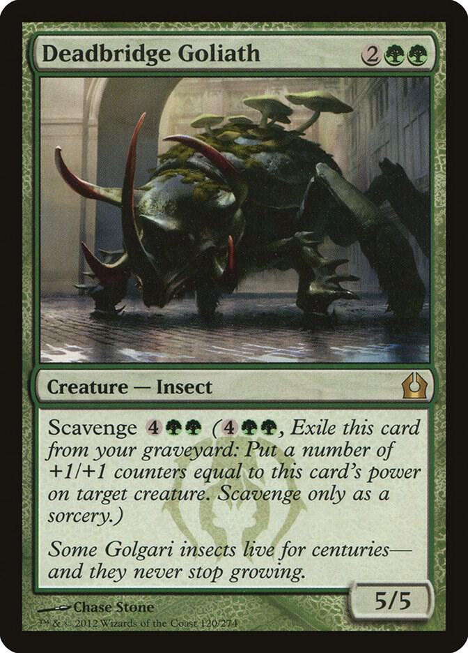 Deadbridge Goliath 120 card from Return to Ravnica