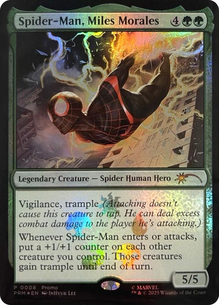 Spider-Man, Miles Morales 8 card from Unique and Miscellaneous Promos