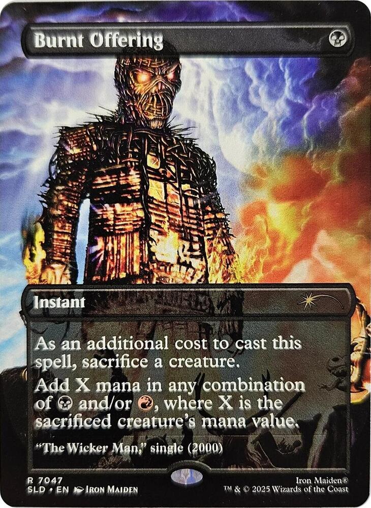 Burnt Offering 7047 card from Secret Lair Drop Series