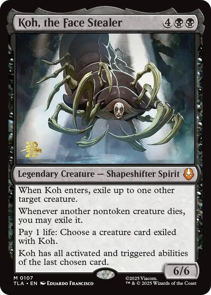 Koh, the Face Stealer 107 card from Prerelease Cards
