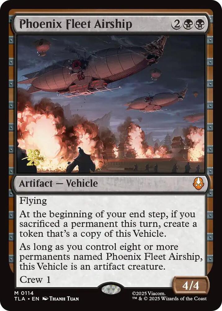 Phoenix Fleet Airship 114 card from Prerelease Cards