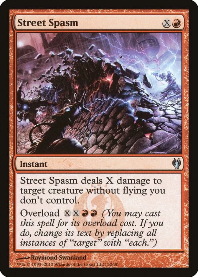Street Spasm 30 card from Duel Decks: Izzet vs. Golgari