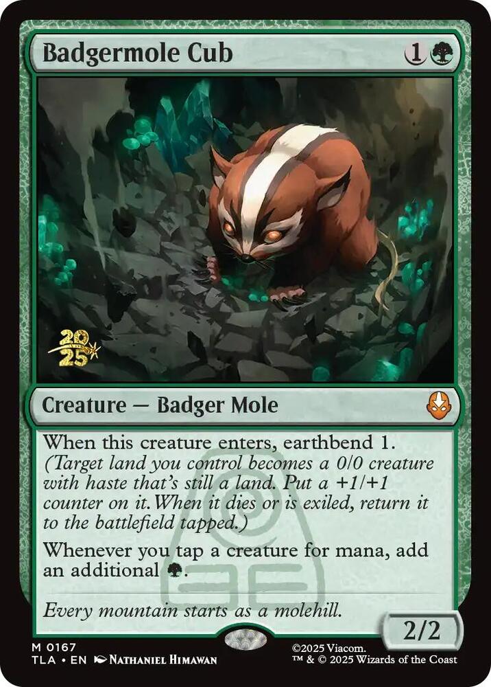Badgermole Cub 167 card from Prerelease Cards