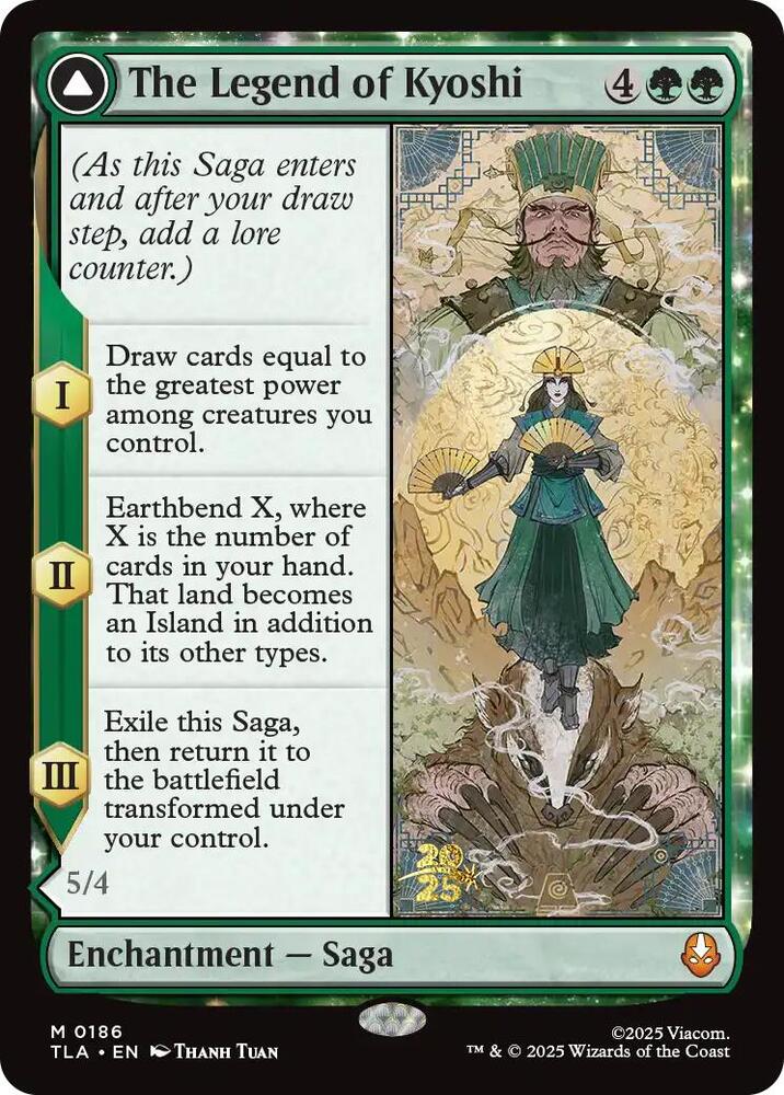 The Legend of Kyoshi 186 card from Prerelease Cards