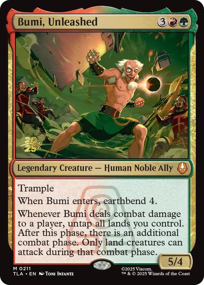 Bumi, Unleashed 211 card from Prerelease Cards