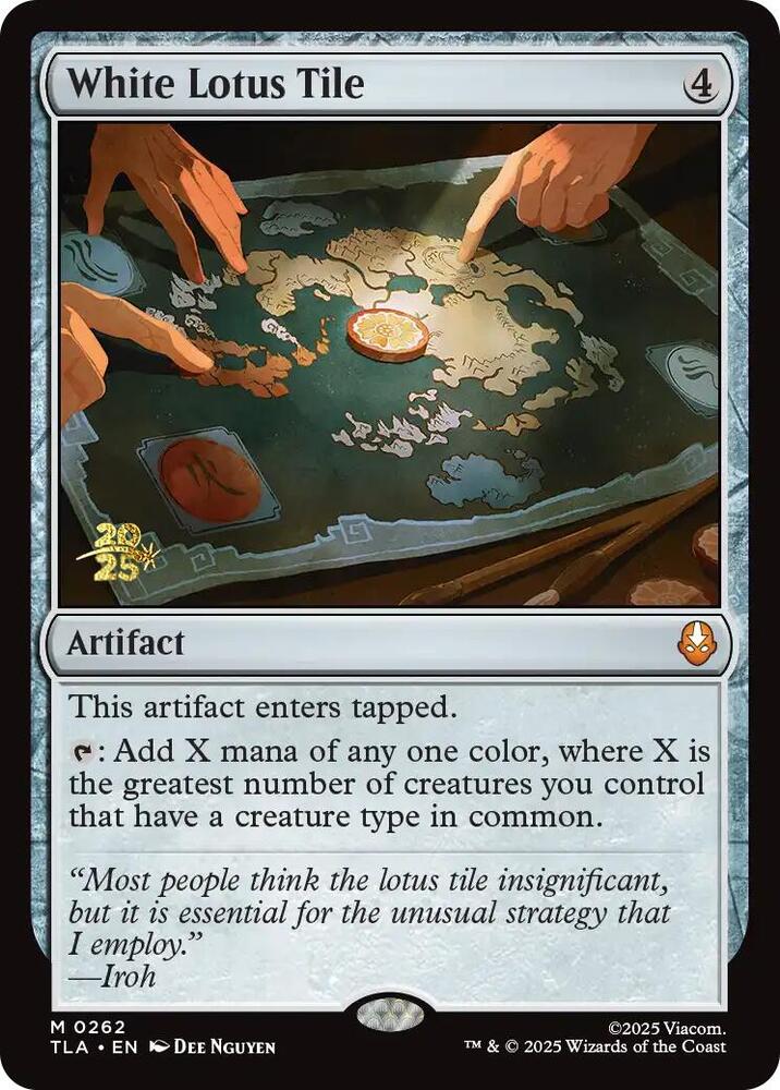 White Lotus Tile 262 card from Prerelease Cards