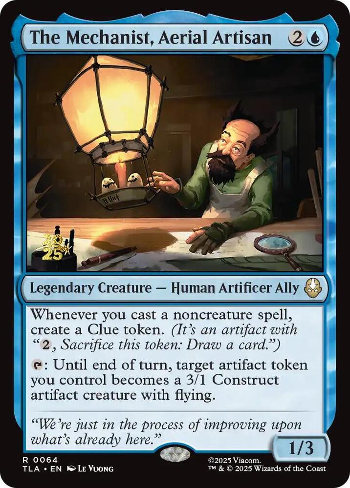 The Mechanist, Aerial Artisan 64 card from Prerelease Cards
